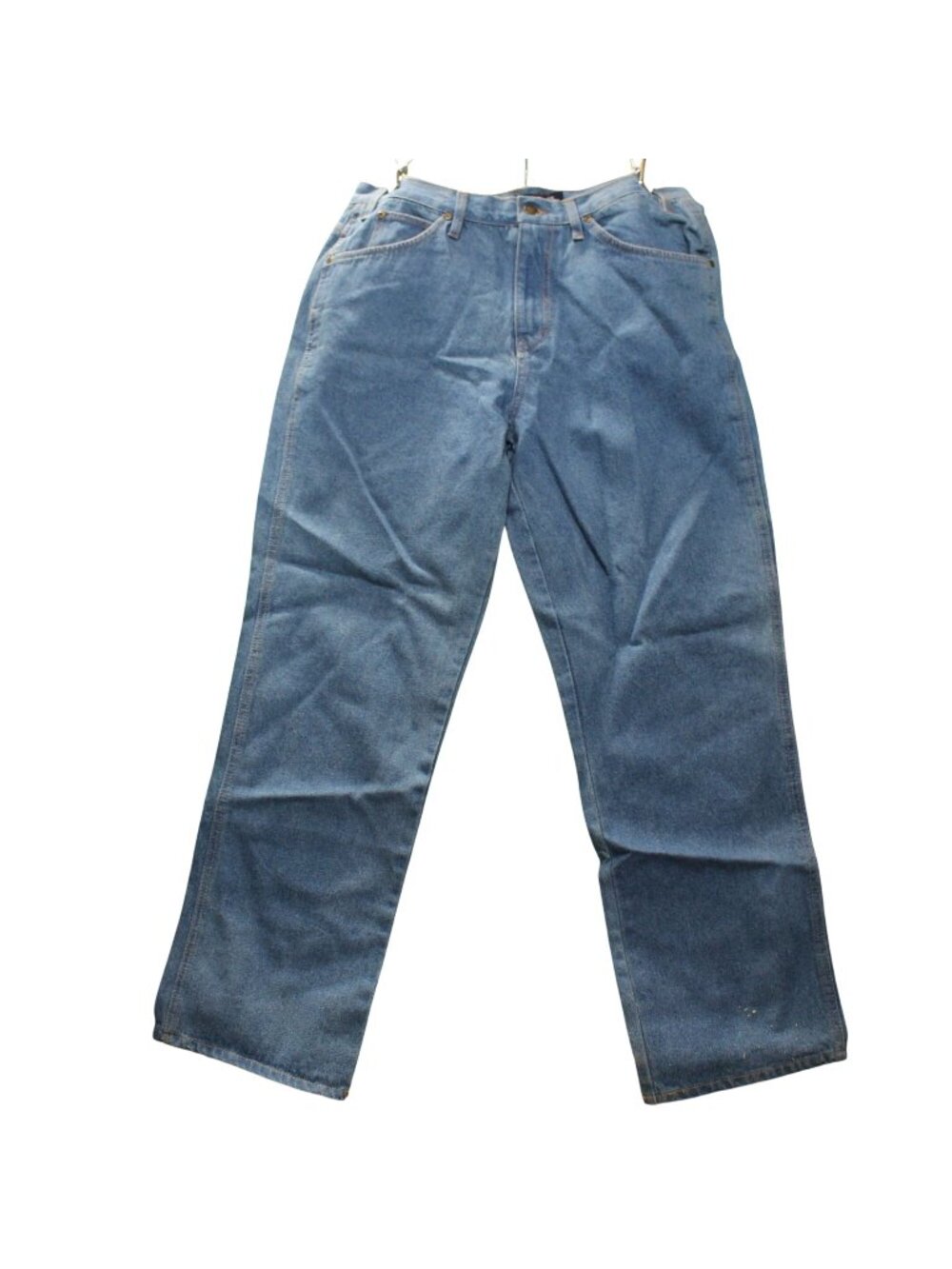 Mens Mission Ridge Denim Blue 5-Pocket Heavy-Duty Work Jeans Size 36x30 100% Cot